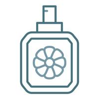 Perfume Line Two Color Icon vector