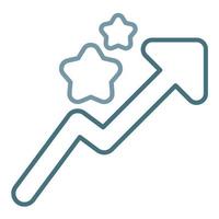 Performance Management Line Two Color Icon vector