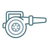 Air Blowers Line Two Color Icon vector