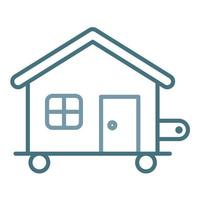Tiny Living Line Two Color Icon vector