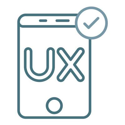 User Experience Line Two Color Icon