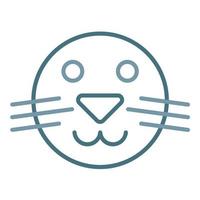 Seal Line Two Color Icon vector