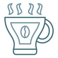 Hot Beverage Line Two Color Icon vector