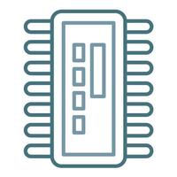 IC Line Two Color Icon vector