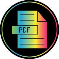 diseño de icono de vector de pdf