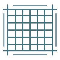 Pixel Line Two Color Icon vector