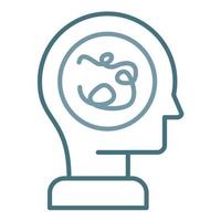 Chaos Line Two Color Icon vector