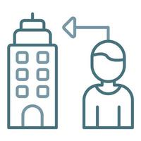 B2C Line Two Color Icon vector