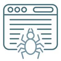 Crawler Line Two Color Icon vector