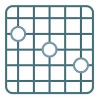 Heatmap Line Two Color Icon vector