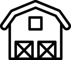 Barn Vector Icon Design