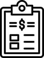 List Vector Icon Design