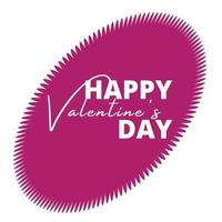 happy valentines day design vector