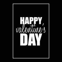 Happy valentine's day quotes design vector file