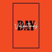 Happy valentine's day quotes design vector file