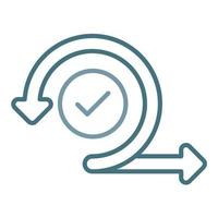 Scrum Line Two Color Icon vector