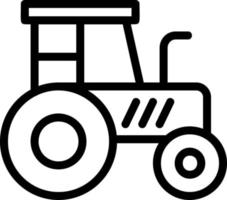 diseño de icono de vector de tractor
