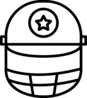 Helmet Vector Icon Design