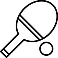 Ping Pong Vector Icon Design