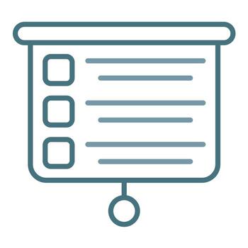 Introduction Line Two Color Icon vector