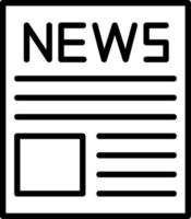 diseño de icono de vector de noticias