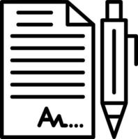 Agreement Vector Icon Design