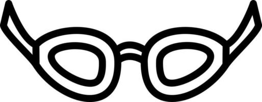 diseño de icono de vector de gafas de natación