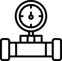 Water Meter Vector Icon Design