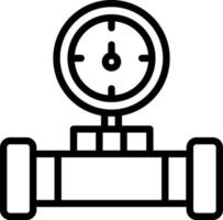 Water Meter Vector Icon Design