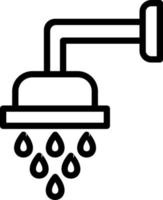 Shower Head Vector Icon Design