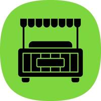 Food Stall Vector Icon Design