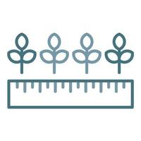 Precision Farming Line Two Color Icon vector