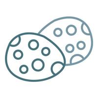Potato Line Two Color Icon vector