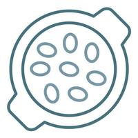 Sheers Line Two Color Icon vector