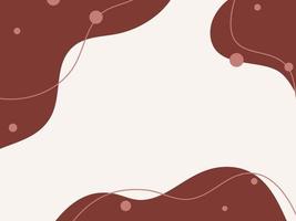 minimalist abstract doodle background vector