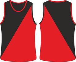 Jersey Design,  Sublimated Vest design vector