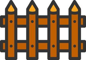 Fence Vector Icon Design