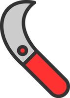 Sickle Vector Icon Design