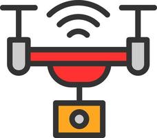 Drone Vector Icon Design