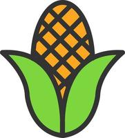 Corn Vector Icon Design