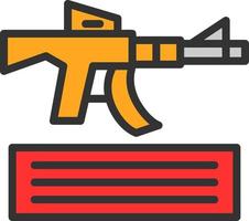 Knocked Out Vector Icon Design