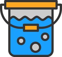 Bucket Vector Icon Design