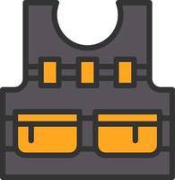 Bulletproof Vest Vector Icon Design