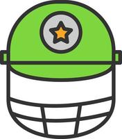 diseño de icono de vector de casco