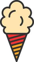 Ice Cream Vector Icon Design