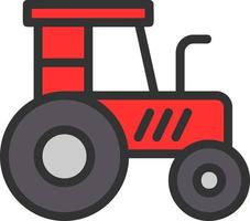 Tractor Vector Icon Design