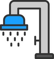 Shower Vector Icon Design