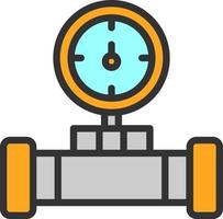 Water Meter Vector Icon Design
