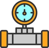 Water Meter Vector Icon Design