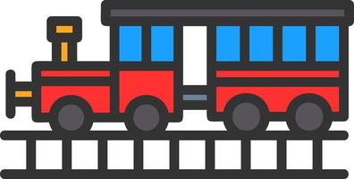 diseño de icono de vector de tren